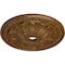 Ekena Millwork Flagstone Ceiling Medallion (Fits Canopies up to 3 7/8"), 30"OD x 3 7/8"ID x 3 1/4"P, Smokey Topaz CM30FLSTF - alternate 3